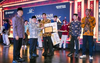 Menteri Sosial Saifullah Yusuf (Gus Ipul) dalam Acara Anugerah Jurnalistik Sekolah Rakyat di SRT 1