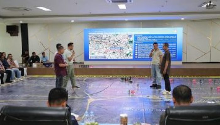 Antisipasi Mobilisasi Pelajar ke Jakarta, Polres Metro Bekasi Kota Gelar Tactical Floor Game